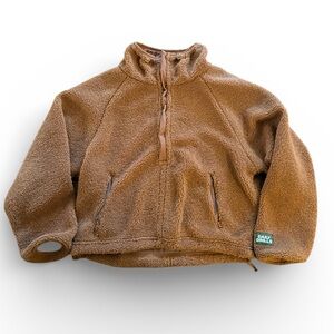 Daily drills brown Sherpa Fleece Jacket